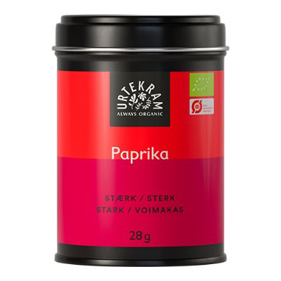 Paprika stærk økologisk 28 g