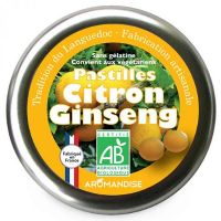 Pastiller m. citron og ginseng økologisk 45 g