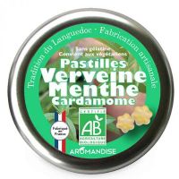 Pastiller m. verbena, mynte & kardemomme økologisk 45 g