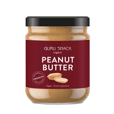 Peanutbutter Crunchy økologisk 500 g