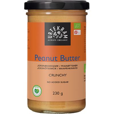 Peanutbutter crunchy økologisk 230 g