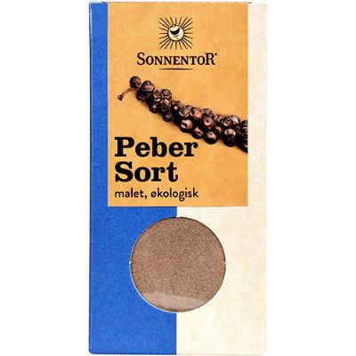 Peber sort malet økologisk 50 g