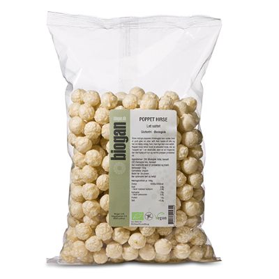 Poppet hirsekugler økologisk 150 g