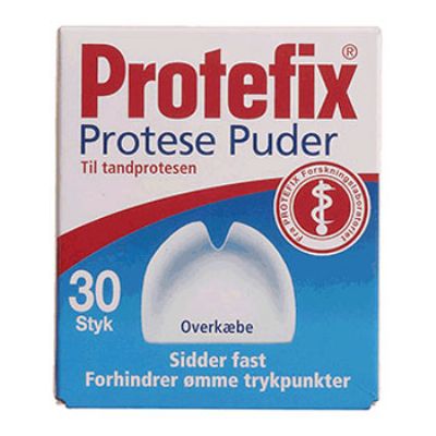 Protefix overkæbe protese puder 30 stk 1 pk