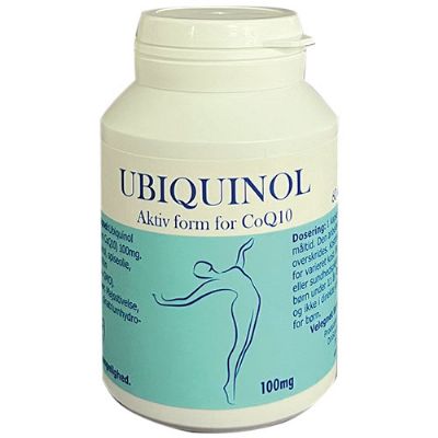 Q10 Ubiqinol 100 mg 60 kap
