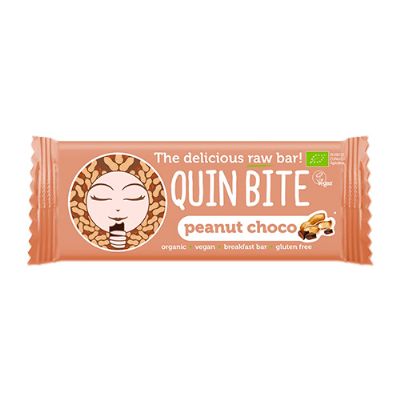 Quin Bite peanut choco økologisk 30 g