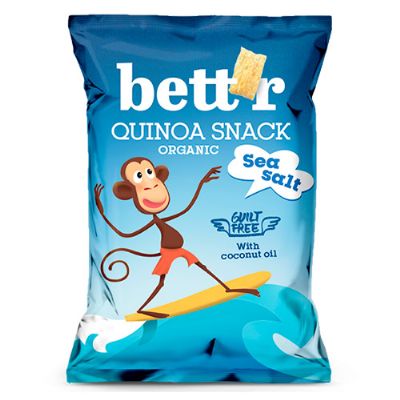 Quinoasnack havsalt økologisk 50 g