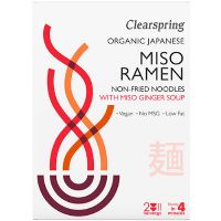 Ramen nudler m. Miso- & Ingefærsuppe økologisk 1 pk
