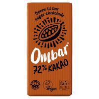 Ombar Raw chokolade 72 % økologisk 35 g