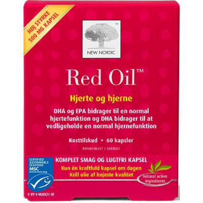 Red Oil omega 3 krill olie 60 kap