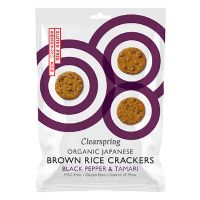 Rice Cracker Black Pepper & Tamari økologisk 40 g