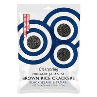 Rice Cracker black sesame økologisk 40 g