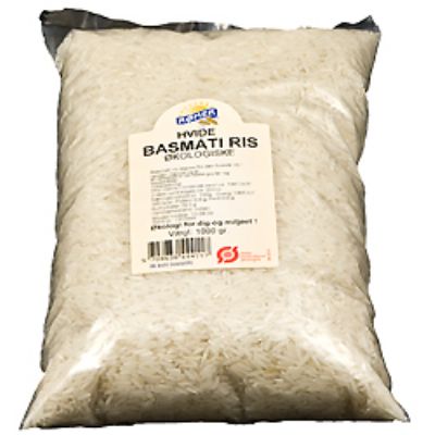 Ris hvide basmati økologisk 1 kg
