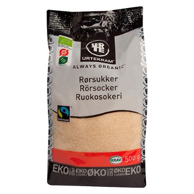 Rørsukker Fairtrade økologisk 500 g