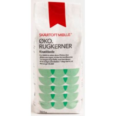 Rugkerner knækket økologisk 500 g
