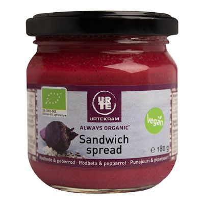 Sandwich spread økologisk m.rødbeder & 180 g