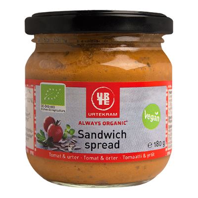 Sandwich spread tomat, urter økologisk 180 g