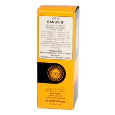 Sanuvis (L mælkesyre) 100 ml