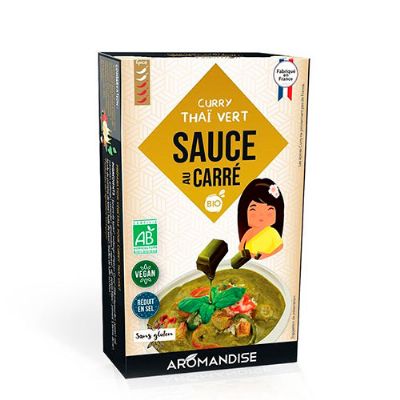 Sauceterninger Thai grøn karry økologisk 1 pk