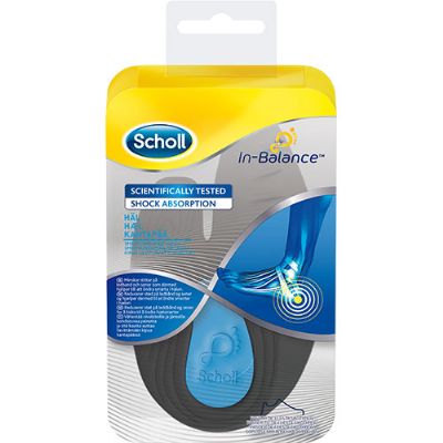 Scholl Med Insoles Heel(L) 1 pk