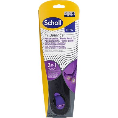 Scholl Med Insoles Plantar Fasciitis (L) 1 pk