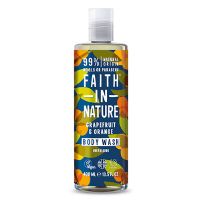 Showergel grape & orange Faith in nature 400 ml