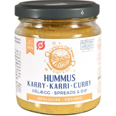 Smørepålæg Hummus karry økologisk 200 g