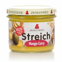 Smørepålæg Mango/Karry Streich økologisk 180 g