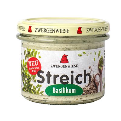 Smørepålæg m. basilikum Streich økologisk 180 g