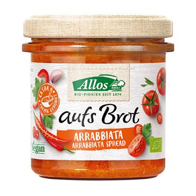 Smørepålæg økologisk Aufs Brot Arrabbiata 140 g