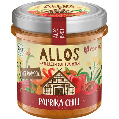 Smørepålæg økologisk Aufs Brot Peberfrugt &Chili 140 g