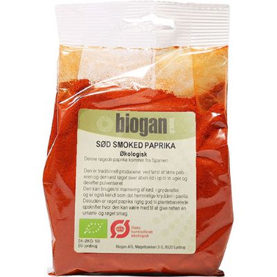 Sød røget paprika økologisk 100 g