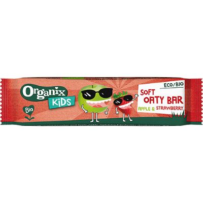Soft Oaty Bars Apple & Strawberry økologisk 138 g