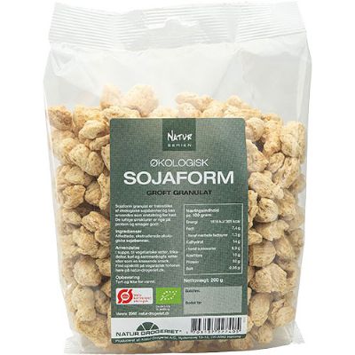 Soja form goft granulat økologisk 200 g