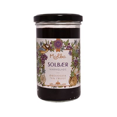 Solbær marmelade Molbo, økologisk 290 g