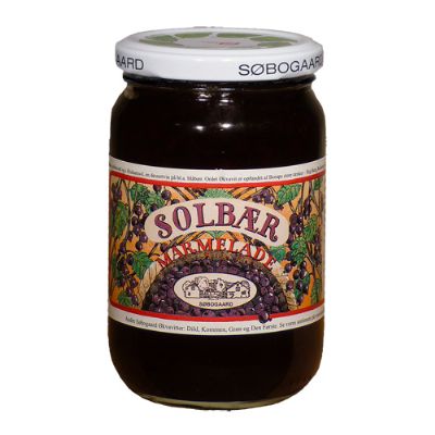 Solbærmarmelade økologisk 400 g