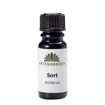 Sort slikfarve 10 ml