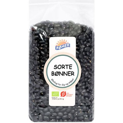 Sorte bønner økologisk 500 g