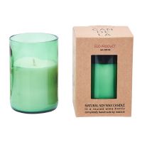 Soya Duftlys Munio Candela 30T Green Leaf/Peppermint, wine bottle 1 stk