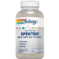 Spektro Multi-Vita-Min uden jern og vit. K. 300 kap