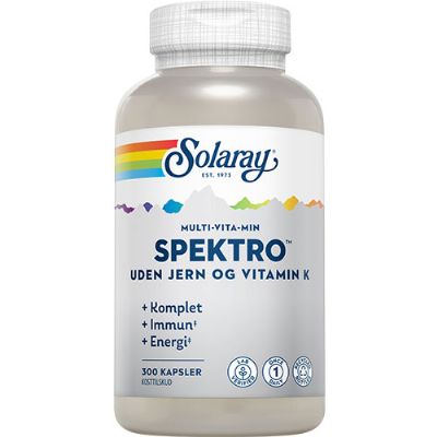 Spektro Multi-Vita-Min uden jern og vitamin K 300 kap