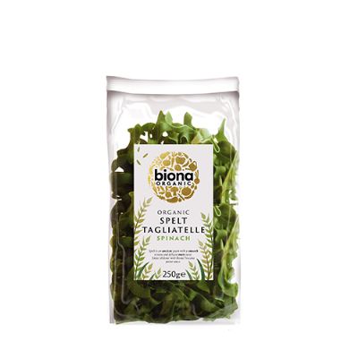 Spelt Tagliatelle Spinat pasta økologisk 250 g