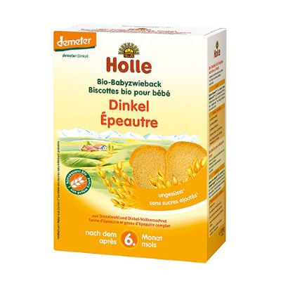 Spelt tvebakker til baby økologisk Demeter 200 g