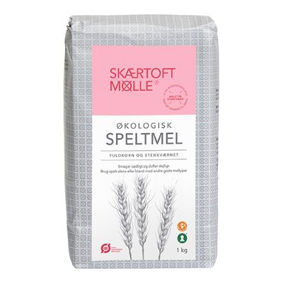 Speltmel fuldkorn økologisk 1 kg