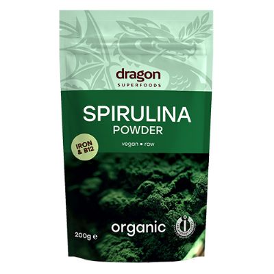 Spirulina pulver økologisk - Dragon 200 g