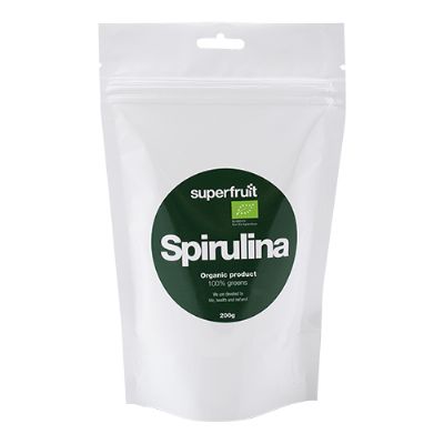 Spirulina pulver økologisk Superfruit 200 g