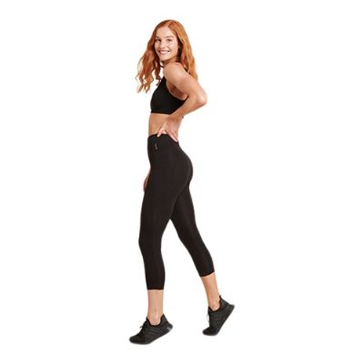 3/4 High-Waist Tights sort str.S Motivate 1 stk