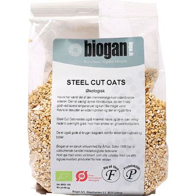 Steel Cut Oats knækket havre økologisk 400 g