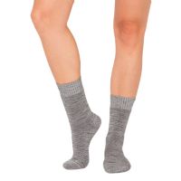 Women's Crew Boot Socks grå str. 34-40 1 stk