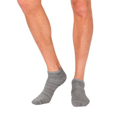 Men´s Low Cut Socks grå str. 39-45 1 stk